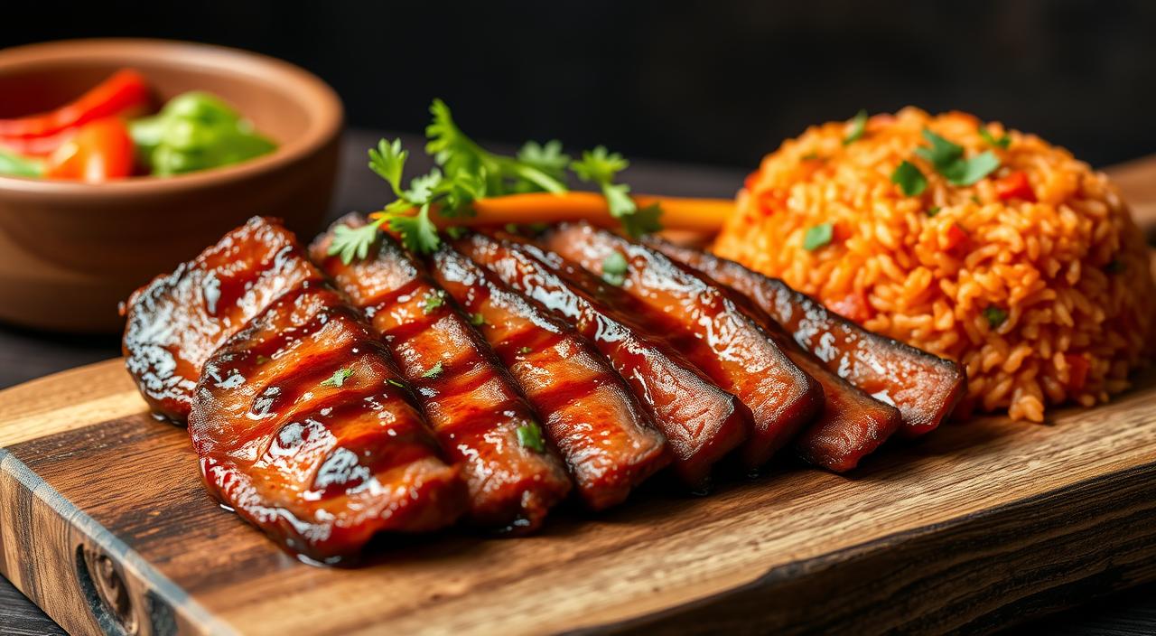 Bo Luc Lac with Tomato Rice Recipe | Vietnamese Delight