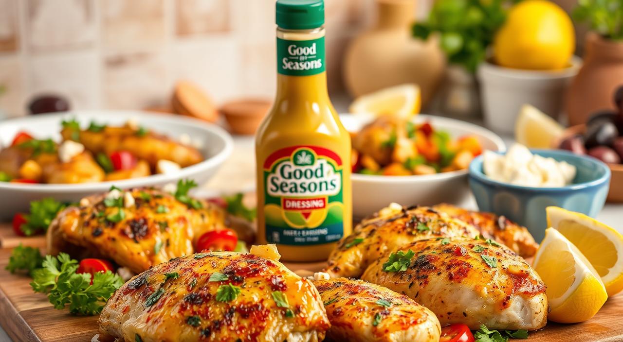 Greek Chicken Recipes with Good Seasons Dressing
